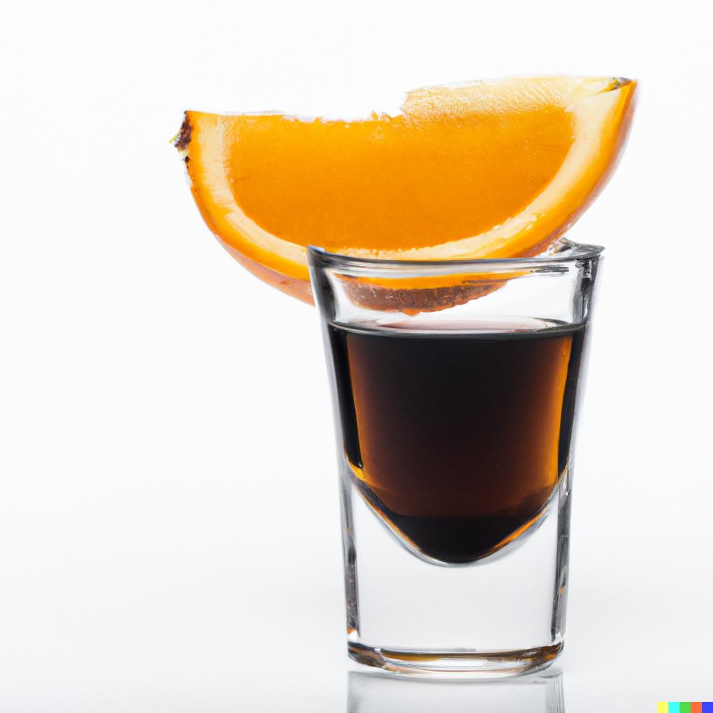 Jägermeister mét sinaasappel